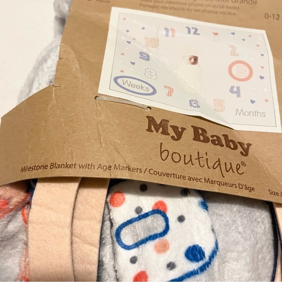 My Baby Boutique Milestone Blanket - Picture 5 of 16